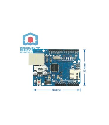 Веб-сервер шилд Ethernet Shield W5100 Arduino (14978)
