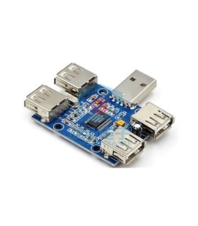 Концентратор USB HUB USB2.0 4-портовый модуль расширения USB чип GL850G (18947)