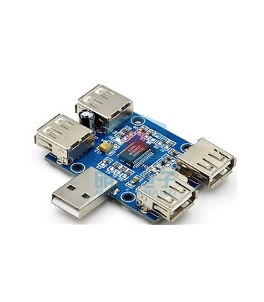 Концентратор USB HUB USB2.0 4-портовый модуль расширения USB чип GL850G (18947)