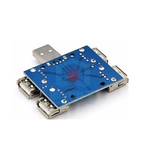 Концентратор USB HUB USB2.0 4-портовый модуль расширения USB чип GL850G (18947)