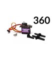 Сервопривод сервомашинка серва Tower Pro MG90s 360 градусов Arduino (15516)