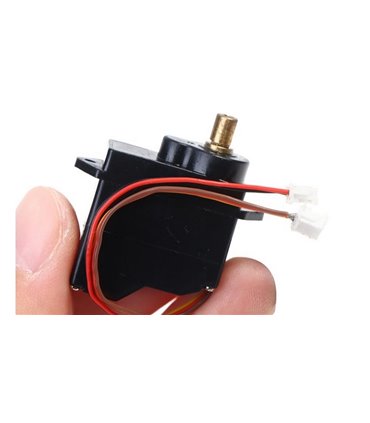 Сервопривод DC 3-6V М10 с металлическим редуктором 360 градусов (19085)