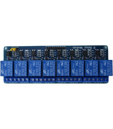 Релейный модуль 8-канальный Songle SRD-05VDC-SL-C 10A (18935)