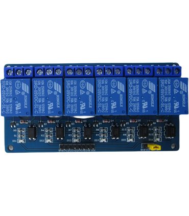Релейный модуль 6-канальный Songle SRD-05VDC-SL-C 10A (18939)