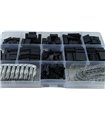 Комплект соединительных дюпонов с клеммами Dupont 2.54mm 620штук (18949)