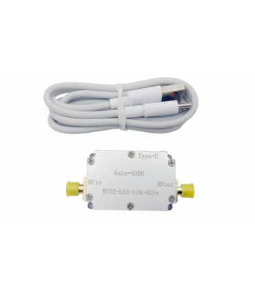 Малошумный радиочастотный усилитель LNA 10M-6GHz 40dB Type-C LNA (21135)