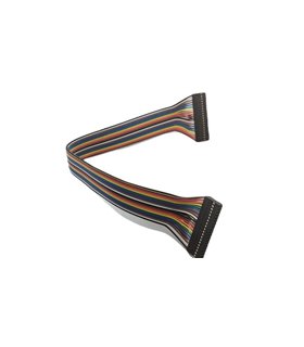Кабельный шлейф Dupont 20pin 2 ряда 2.54мм 310мм (19396) Кабельный шлейф Dupont 20pin 2 ряда 2.54мм 310мм (19396)