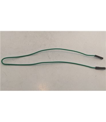 Кабель жгут Dupont силикон 30см папа мама зеленый 1шт (19404)