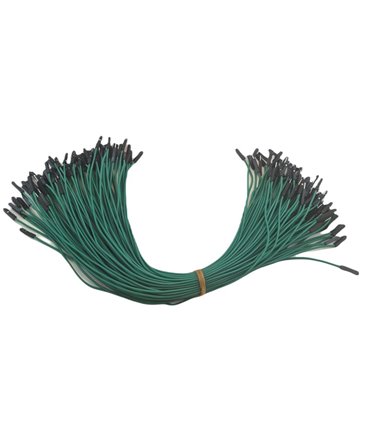 Кабель жгут Dupont силикон 30см папа зеленый 1шт (19405)