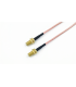 Переходник-пигтейл SMA female — SMA female под гайку коаксиальный кабель RG316 30см 50R (21056)
