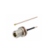 Переходник-пигтейл IPEX — N female под гайку коаксиальный кабель RG178 20см 50R (21055)