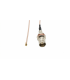 Переходник-пигтейл IPEX — BNC female под гайку коаксиальный кабель RG178 20см 50R (21054)