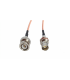 Переходник-пигтейл BNC male — BNC female под гайку коаксиальный кабель RG316 30см 50R (21049)