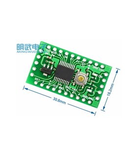 Плата контроллер LGT8F328P-SSOP20 MiniEVB аналог Arduino PRO MINI BTE17-13 5V (16837)