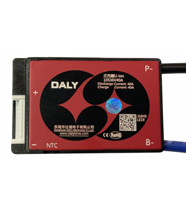 BMS плата для аккумуляторов DALY Li-ion 10S 36V 40A (21143)