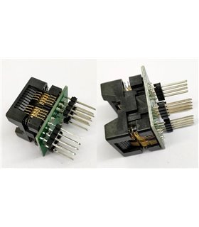 Переходник сжимающее гнездо микросхем 5.4мм SOP8 DIP8 ICS шаг 1.27 209mil (15671)