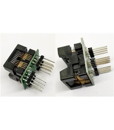 Переходник сжимающее гнездо микросхем 5.4мм SOP8 DIP8 ICS шаг 1.27 209mil (15671)