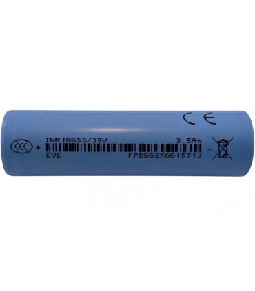 Аккумулятор LiIon 18650 EVE 3.7V 3500mAh 3C (18815)