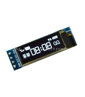 Модуль дисплей 0.91 дюйм белый IIC I2C 12832 OLED-дисплей (16797)