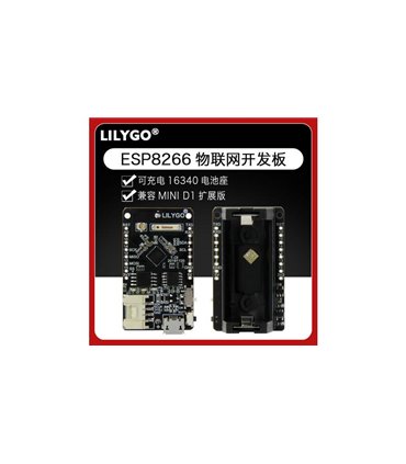 Модуль LILYGO T-OI ESP8266 MINID1 с холдером для аккумулятора 1634 (16899)