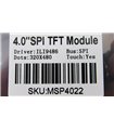 Сенсорный цветной TFT ЖК дисплей SPI 4.0 дюймы 480*320 ST7796S (18606)