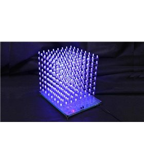 Светодиодный куб 8*8*8 на Arduino LED Cube 10 режимов (16115) Светодиодный куб 8*8*8 на Arduino LED Cube 10 режимов (16115)