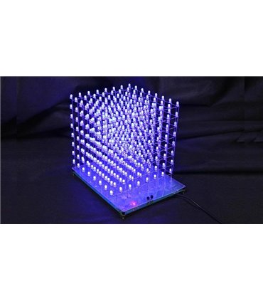Светодиодный куб 8*8*8 на Arduino LED Cube 10 режимов (16115)