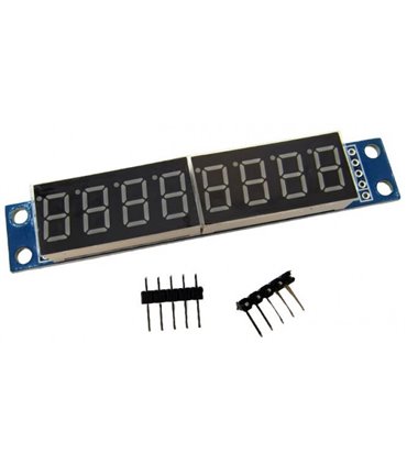 Семисегментный LED индикатор на MAX7219 Arduino (14982)