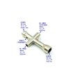 Мини шестигранный ключ гайки крест для M2 M2.5 M3 M4 (12525) Мини шестигранный ключ гайки крест для M2 M2.5 M3 M4 (12525)