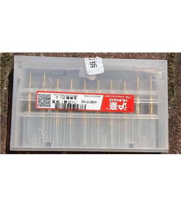 Фреза для станка ЧПУ кукуруза 1.0мм 3.175мм 38мм 10шт (19466)