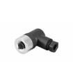 Разъем M12 - 4 PIN угловой мама, герметичный IP67, A-code, на кабель (21157)
