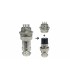 Разъем GX16 - 8 PIN Комплект - папа + мама (21155)