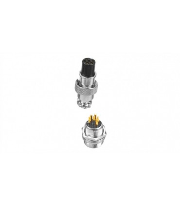 Разъем GX16 - 6 PIN Комплект - папа + мама (21154)