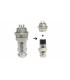 Разъем GX16 - 5 PIN Комплект - папа + мама (21163)