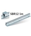 Стальной линейный вал на опоре SBR12 1м (15138)