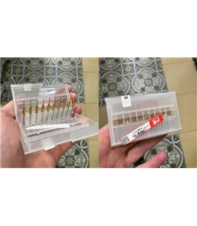 Сверло для станка ЧПУ Tin Nano Coating PCB 3.175*0.8*5.5 H0812080 (14481)