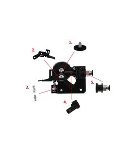 Крепление для экструдера принтера Titan E3D V6 под Nema17 под нить 1.75мм (16245)