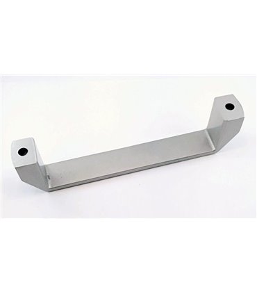 Алюминиевая ручка под профиль серая 180мм (16681)