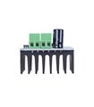 Мощный полупроводниковый автомобильный моторный привод BTS7960 43A (17649) Мощный полупроводниковый автомобильный моторный привод BTS7960 43A (17649)