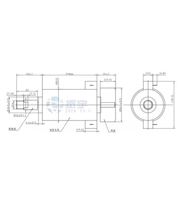 Шпиндель с воздушным охлаждением 300W высокоскоростной (14775)