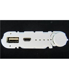 Корпус Power Bank Портативная Зарядка 4*18650 micro usb черный (10219)