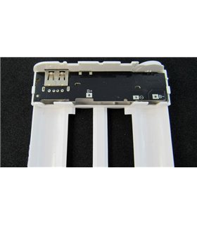 Корпус Power Bank Портативная Зарядка 4*18650 micro usb черный (10219)