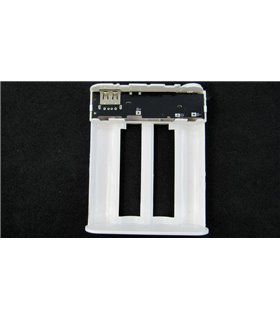 Корпус Power Bank Портативная Зарядка 4*18650 micro usb черный (10219)