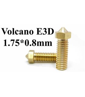 Сопло Volcano для пластика 1.75*0.8mm для 3D-принтера (15397) Сопло Volcano для пластика 1.75*0.8mm для 3D-принтера (15397)