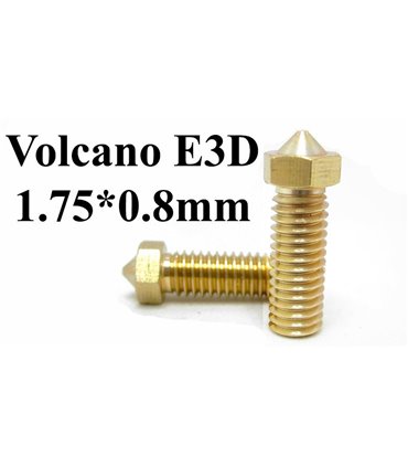 Сопло Volcano для пластика 1.75*0.8mm для 3D-принтера (15397)