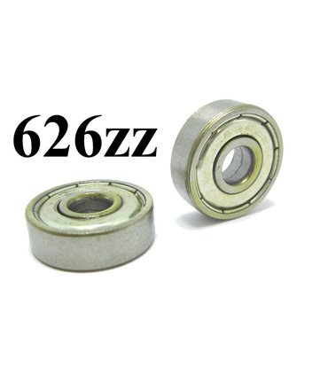 Подшипник шариковый радиальный 626zz (15268)