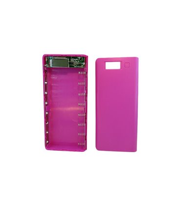 Корпус LCD Power Bank Портативная Зарядка 8*18650 2.1A (18569)