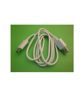 Кабель с удлиненным разъемом micro USB data белый (11577)