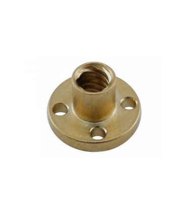Гайка латунная для трапецеидального винта М8 T8 3D-принтера (12138)