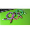 Кабель для зарядки micro USB с подсветкой 1 м (11847)